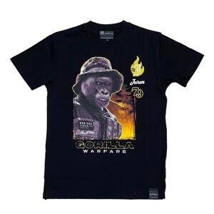 Gorilla Warfare Black T-Shirt Juren sz various